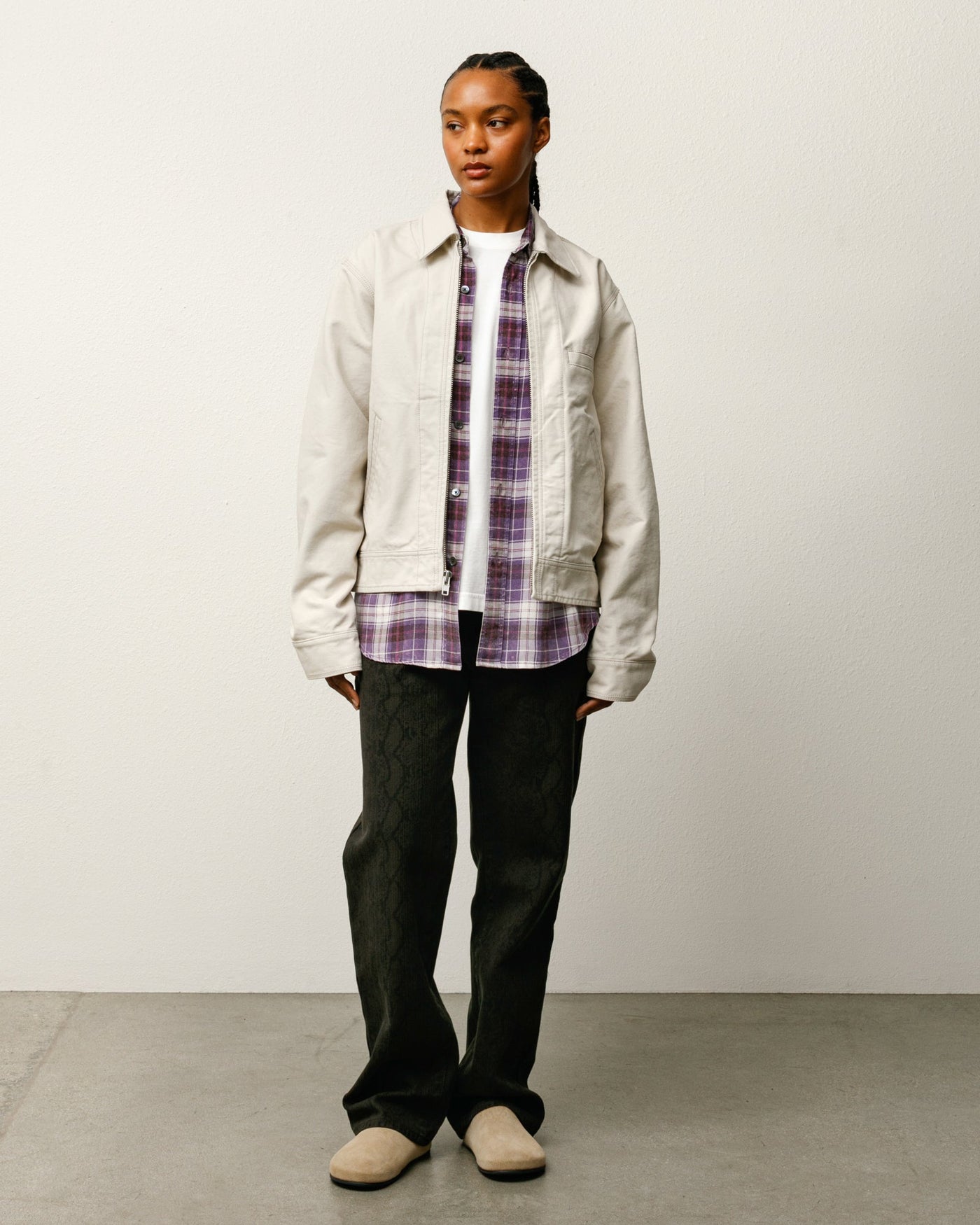 WORK JACKET COLLARED