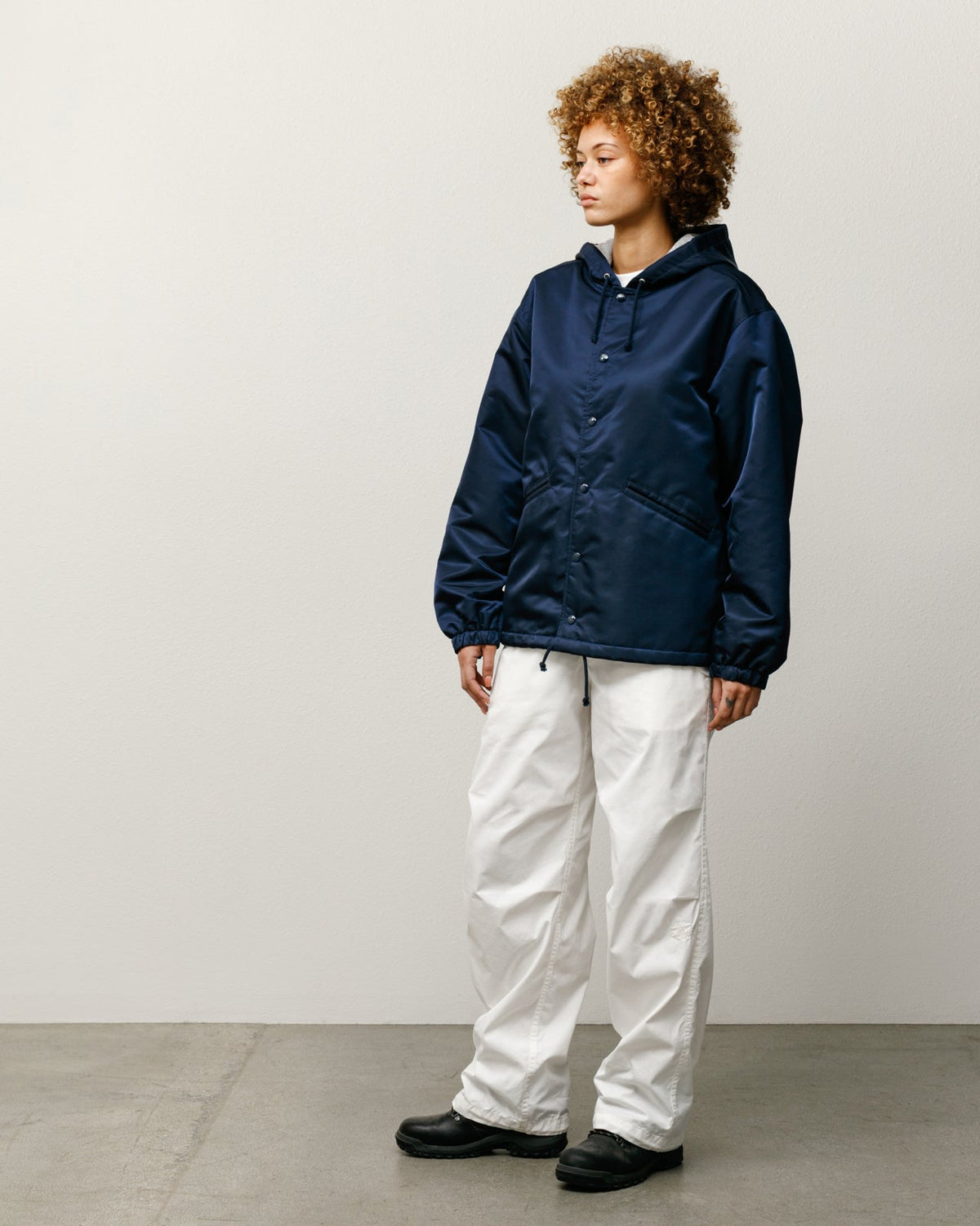 HOODED COACHES JACKET