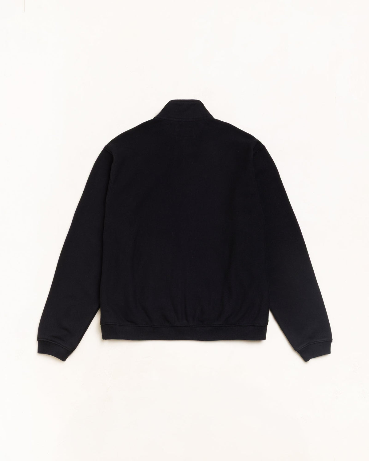ZIP FLEECE MOCK NECK