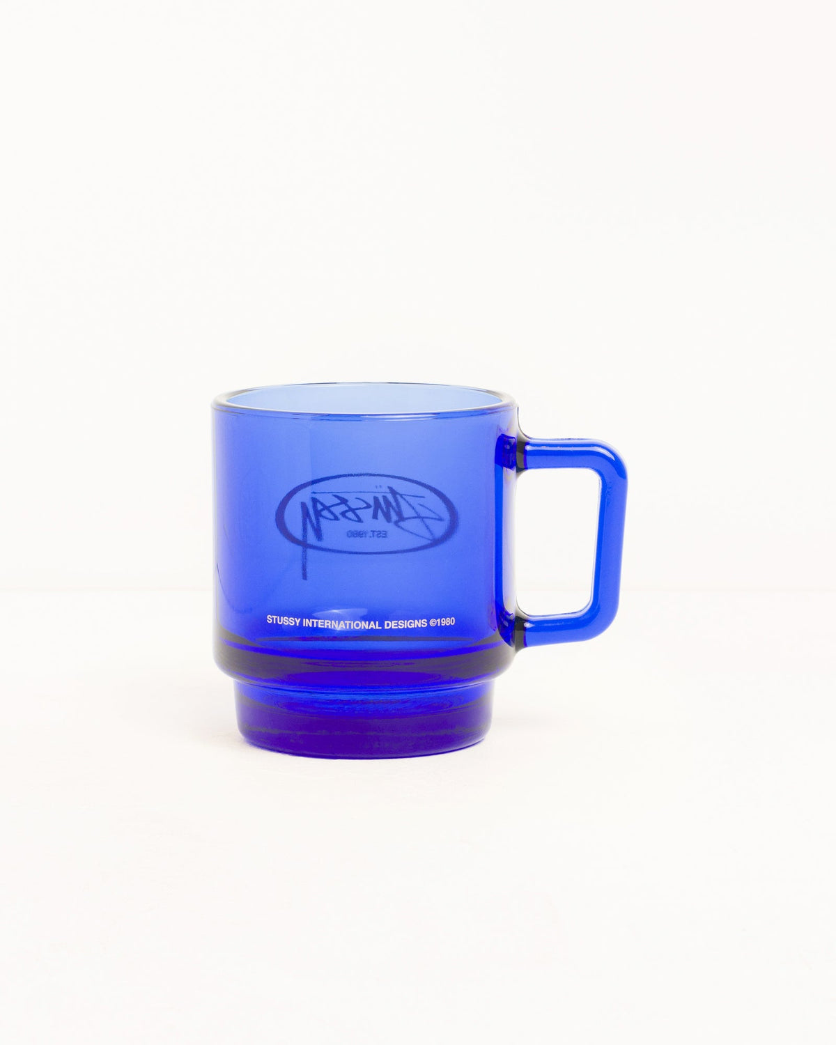 OVAL LOGO GLASS MUG